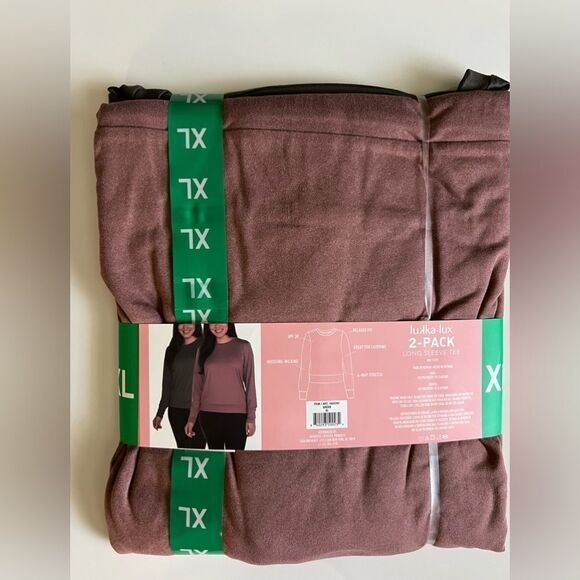 NWT Lukka Lux Ladies Long Sleeve Active Tee 2 Pack - Picture 3 of 4